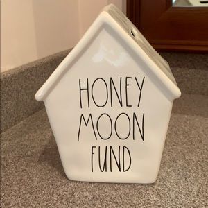 Rae Dunn Honey Moon Fund Money Jar
